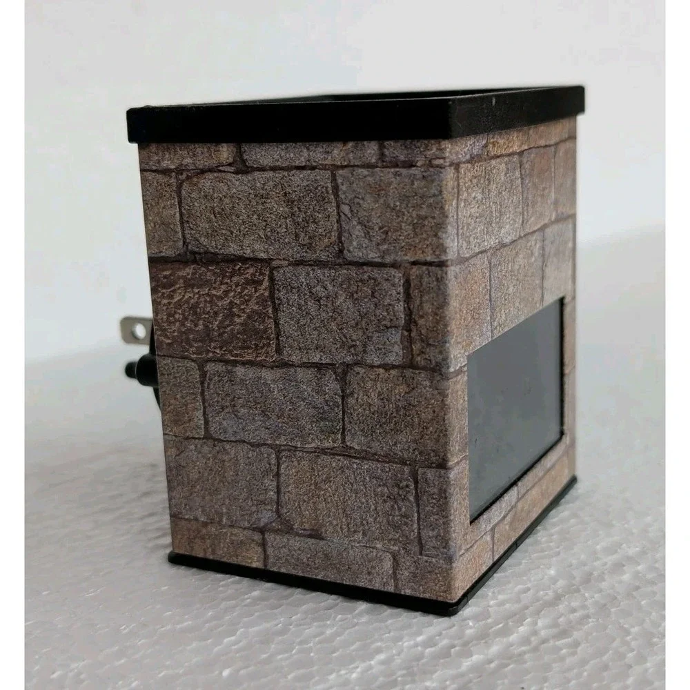 Candle Warmer Etc. Mini Wax Melter Fireplace Model # P2HST CUTE 4 1/4 x 6 TESTED